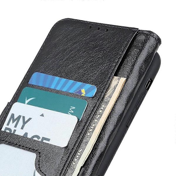 För Samsung Galaxy S23+ PU Läder Plånboksfodral Magnetlås Telefon Flip Ställ Skydd