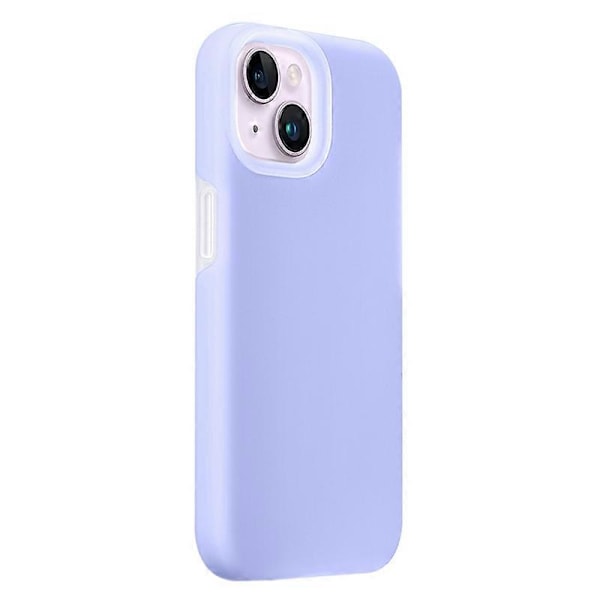 XUNDD Jelly -sarja iPhone 15:lle Mikrokuituvuorattu puhelinkotelo Nestemäinen silikoni + PC-takakansi Multicolor Style A
