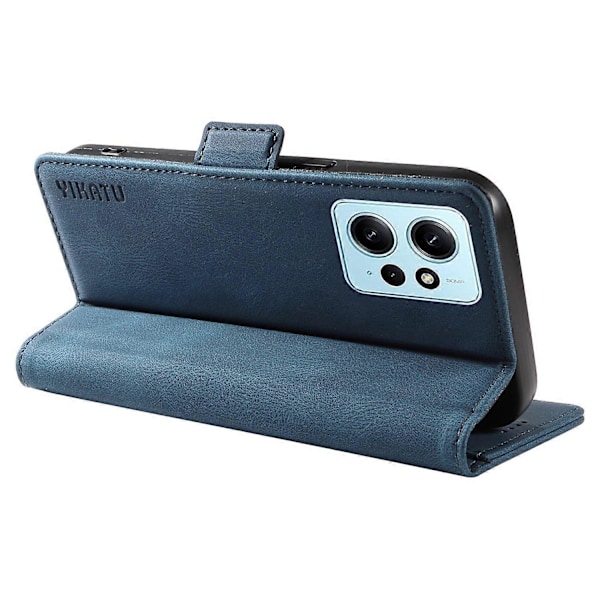 YIKATU YK-005 Til Xiaomi Redmi Note 12 4G Hud-berørings Telefon Cover PU Læder Wallet Stand Shell Multicolor Style A