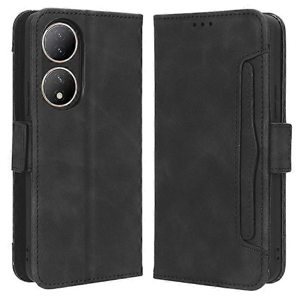 Til vivo Y100 5G/T2 5G Multipla Kortpladser PU Læder Telefon Etui Stativ Pung Cover Multicolor Style A