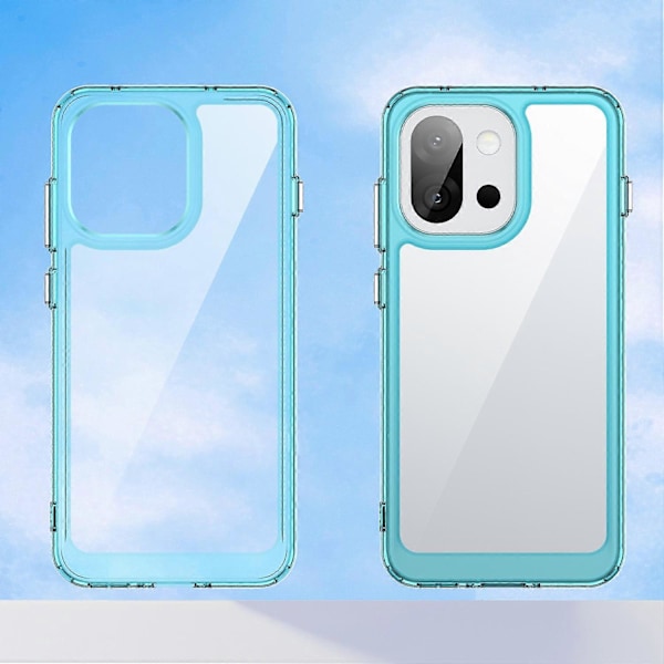 Skal för OnePlus 13T 5G/ 13s 5G TPU + Akryl Skyddande Transparent Mobilskal Multicolor Transparent Blue