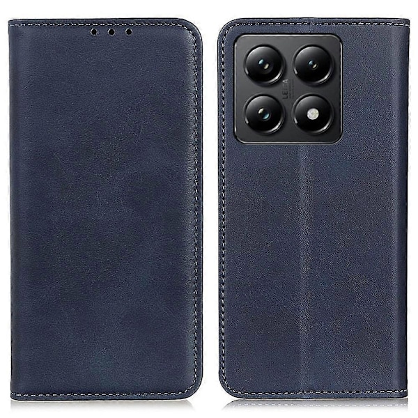 Til Xiaomi 14T Pro Etui Split Læder Flip Wallet Telefon Cover Multicolor Style B