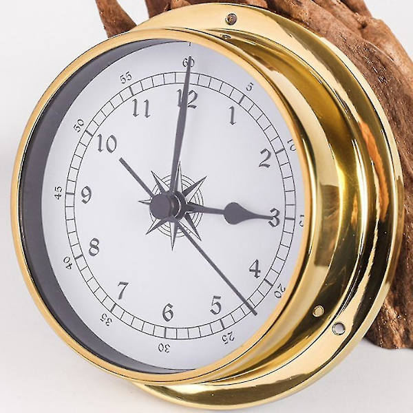 4st Case Väderstation Barometer Och Klocka Tid 115mm