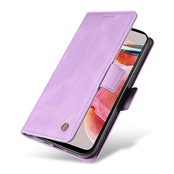 YIKATU YK-005 Til Xiaomi Redmi Note 12 4G Hud-berørings Telefon Cover PU Læder Wallet Stand Shell Multicolor Style B