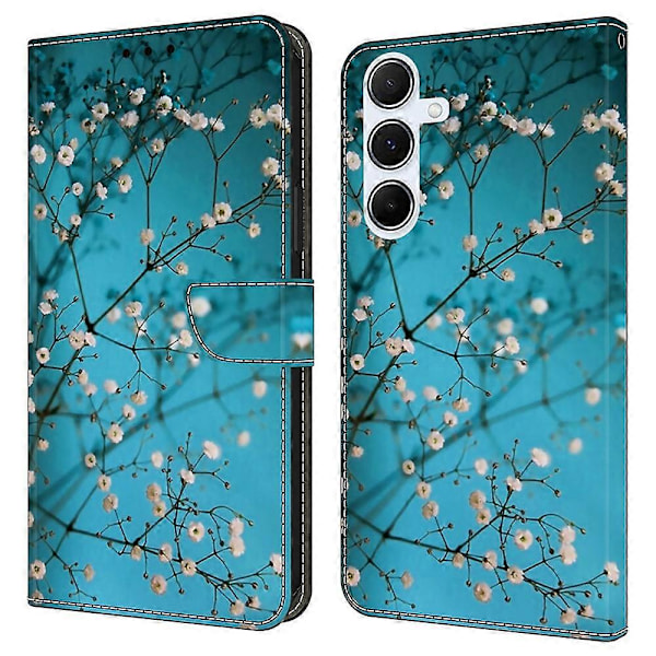 Til Samsung Galaxy A36 5G/A56 5G Mønsterprintet Beskyttelsescover TPU+PU Læder Flip Telefon Multicolor Style N