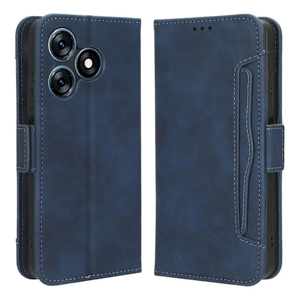 TECNO Spark 10 4G -puhelimelle Käännettävä Nahkainen Puhelinkotelo Jalustalla ja Useilla Korttipaikoilla, Lompakkokotelo Multicolor Style D