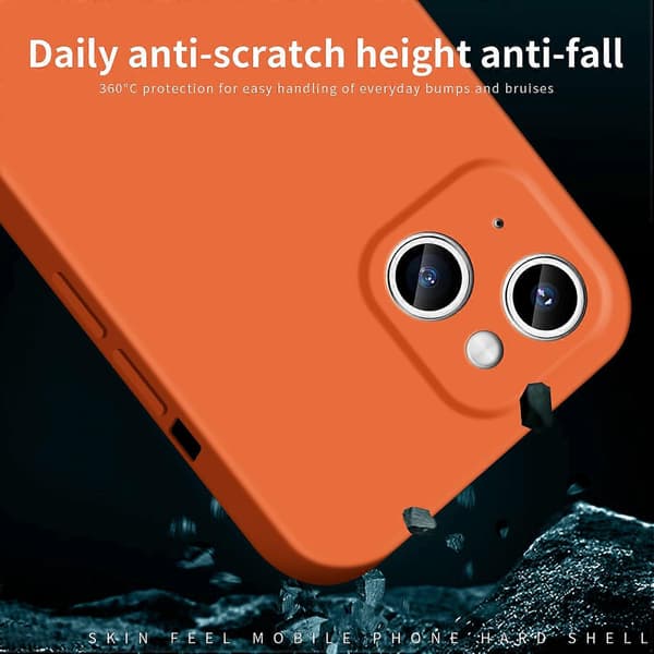 MOFI JK Qin-serien Deksel til iPhone 14 Fallsikkert Akryl+TPU Telefondeksel Multicolor Style E