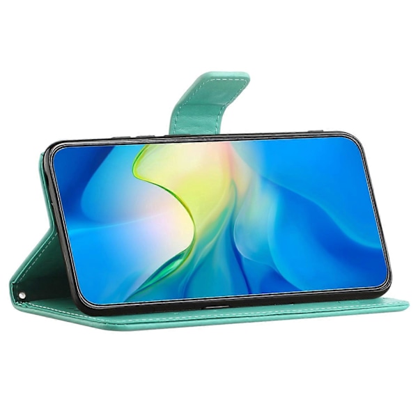Til Samsung Galaxy A05 4G Etui Præget PU Læder Wallet Foldbart Stativ Telefon Cover Multicolor Style B