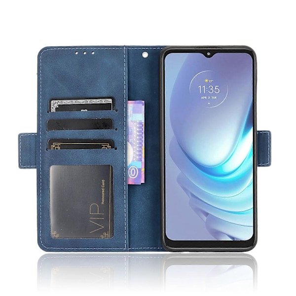 Plånboksdesign Flerfack Stativ Läderfodral för Motorola Moto G50