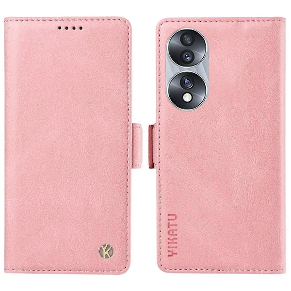 YIKATU YK-005 Honor 70 5G Lompakkokotelo Puhelimen Suojakotelo Jalustalla Ihoa myötäilevää PU-nahkaa Multicolor Style G