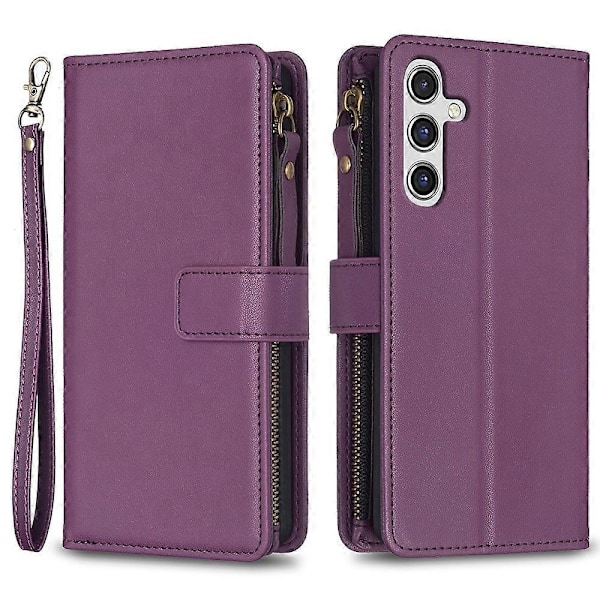 BF Style-19 Samsung Galaxy A15 4G -kotelo lompakko PU-nahkainen jalustallinen puhelinkotelo Multicolor Style C