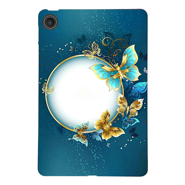 Lenovo Tab TB311FU TPU -kotelo, kuvioitu, ohut, suojaava tablettikotelo Multicolor Butterfly Wreath
