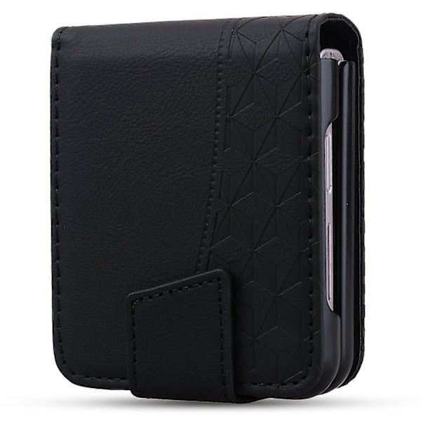 Til Samsung Galaxy Z Flip5 5G Etui Præget PU Læder+PC Telefon Cover Multicolor Style C
