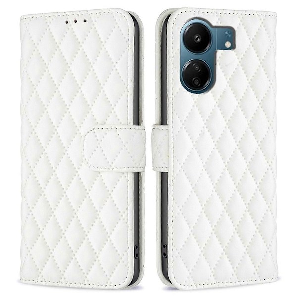 Xiaomi Redmi 13C 4G/13C 5G/13R 5G/Poco M6 5G/Poco C65 4G Kotelo Jalustalla Nahkakansi Lompakolla