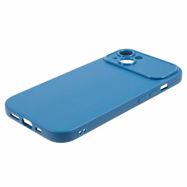 För Iphone 13 Matte Telefon Bakskal Soft Tpu Phone case Cover (exakt bakre linsutskärning) Sapphire