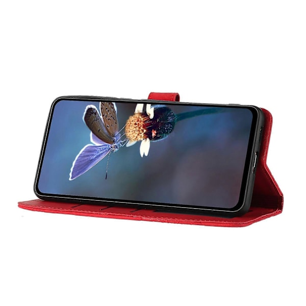 Til iPhone 12 Pro 6.1 tommer Blomster Præget PU Læder Telefon Cover Foldbart Stativ Wallet Cover Multicolor Style D