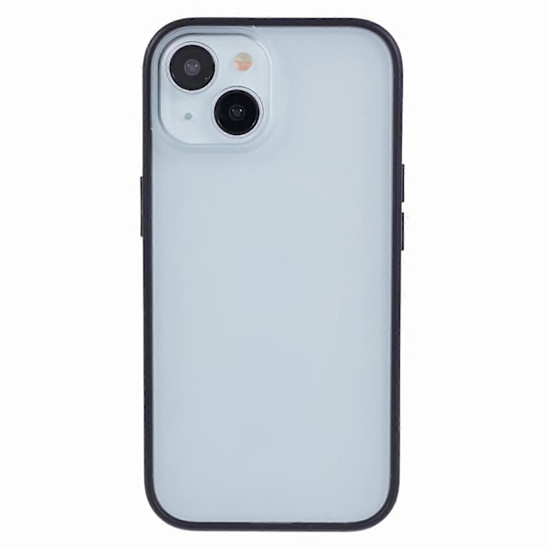 Mattapintainen TPU+PC-puhelinkotelo iPhone 15:lle, läpikuultava, sormenjälkiä hylkivä suojakuori Multicolor Style E