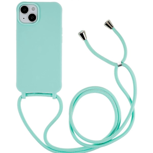 iPhone 14 Plus Integroitu TPU Puhelimen Takakansi Naarmuuntumista Estävä Suojus Nauhalla Multicolor Style F