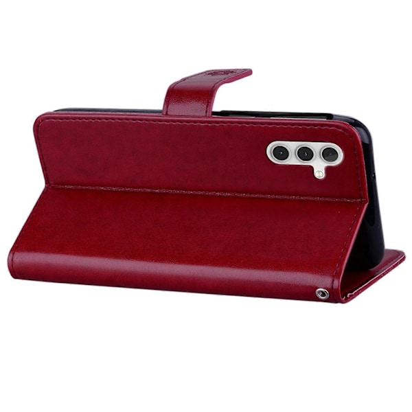 Til Samsung Galaxy S23 FE Cover Ugle Præget PU Læder Telefon Cover med Wallet Stand Multicolor Style F