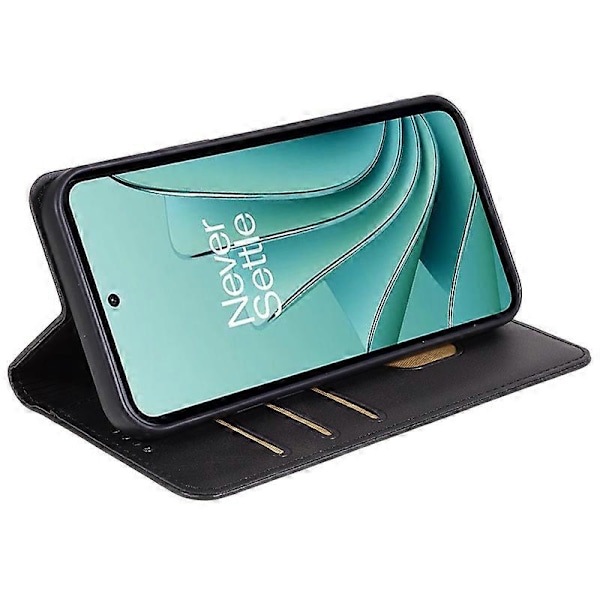 For OnePlus Nord 3 5G/Ace 2V Business Style Wallet Telefon Cover Kalvetekstur PU Læder Shell Case