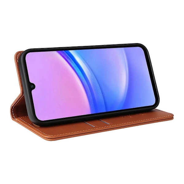 YIKATU YK-001 Fodral för Samsung Galaxy A26 5G/A16 4G Ställ Läder Telefonskal Stark Stängning Multicolor Brown