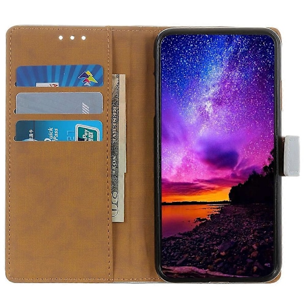 Til Samsung Galaxy A05 4G Etui Slankt Læder Wallet Telefon Cover med Standfunktion Multicolor Style C