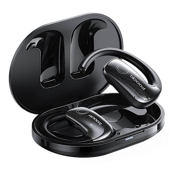 TOOCKI TQ-EJ11 Langattomat urheilukuulokkeet avoimella korvalla OWS-kuulokemikrofoni Bluetooth-yhteensopiva 5.3