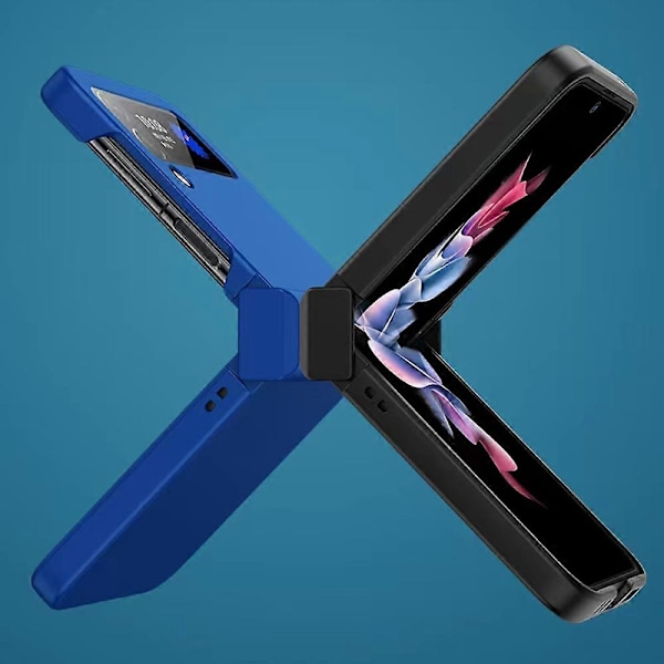 För Samsung Galaxy Z Flip3 5G Hinge Design Hårt PC-Telefonfodral Vikbart Skyddsskal