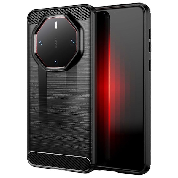 För Huawei Mate 60 RS Ultimate Mobilskal Kolfibertextur TPU Mobilskal Multicolor Style A