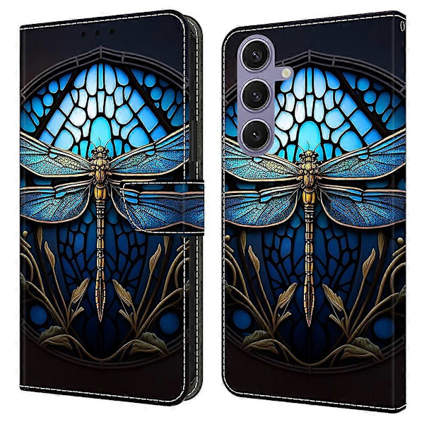 Til Samsung Galaxy S25+ Etui Mønster Trykt Beskyttende Cover TPU+PU Læder Flip Telefon Etui Multicolor Style H