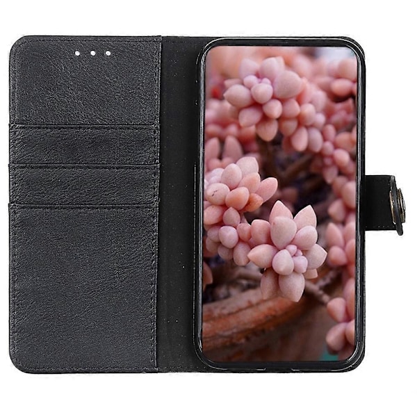 KHAZNEH Telefonfodral för Oppo A38 4G Skal Kohudstruktur PU Läder Ställ Plånbok Multicolor Style A