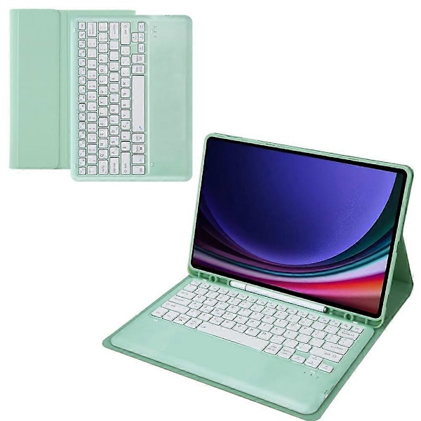 Typ G A810B För Samsung Galaxy Tab S10+/S9 FE+/S9+ 12.4\" X610/X616 Löstagbart Bluetooth-tangentbord Multicolor Style D