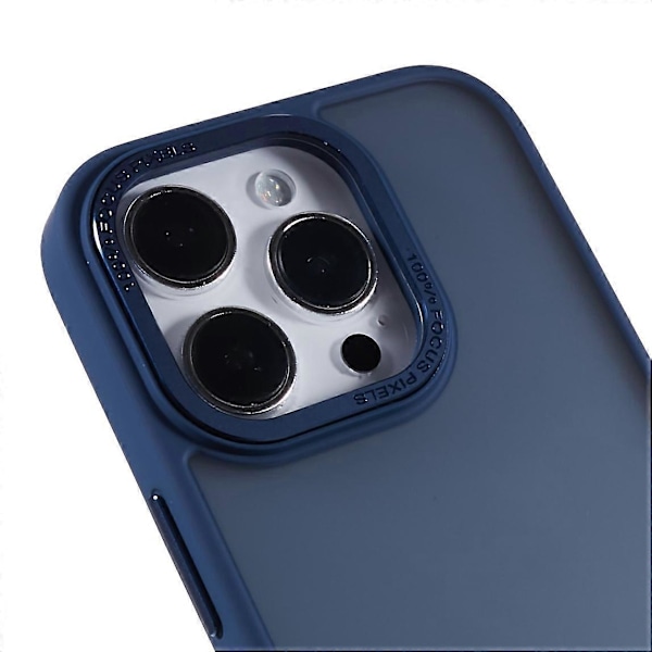 FULEXIN För iPhone 15 Pro PC+TPU Mobilskal Metall Linsskyddsram Anti-Repskydd Multicolor Style F