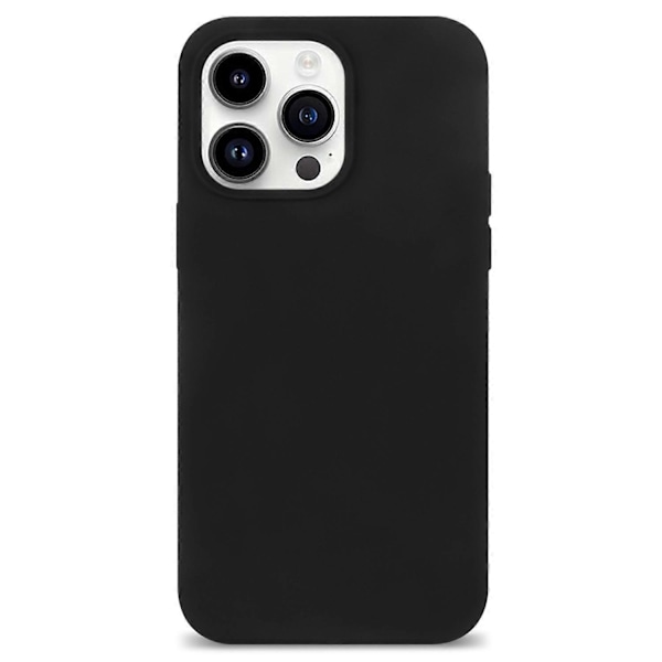 För iPhone 14 Pro Solid Silikon Skal Anti-Repor Mjukt Fiberfoder Slimmad Tunn Skydd Multicolor Style A