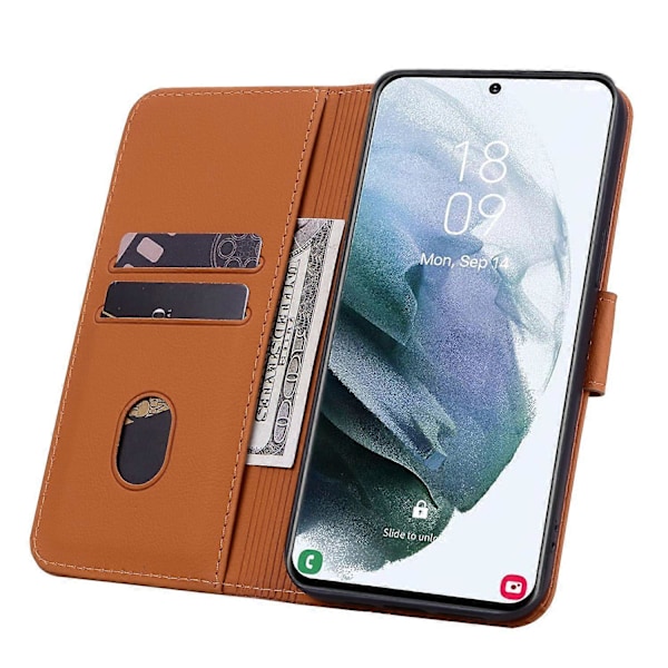 För Samsung Galaxy S23+ Fodral Präglat PU Läder Plånboksställ Smartphoneskydd Multicolor Style A