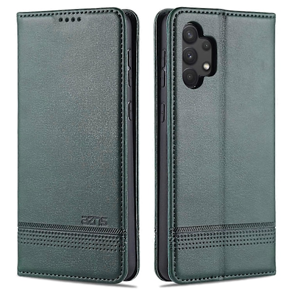 AZNS Stand Wallet Auto-absorberende Magnetisk Læder Etui til Samsung Galaxy A32 4G Multicolor Style D