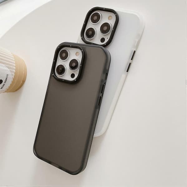 Stødsikkert TPU+PC Hybrid Bagcover til iPhone 15 Pro Multicolor Style D