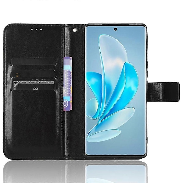 Til vivo S17e 5G Anti-fingeraftryk Telefonetui Wallet PU Læder Mobiltelefon Stand Cover Multicolor Style A
