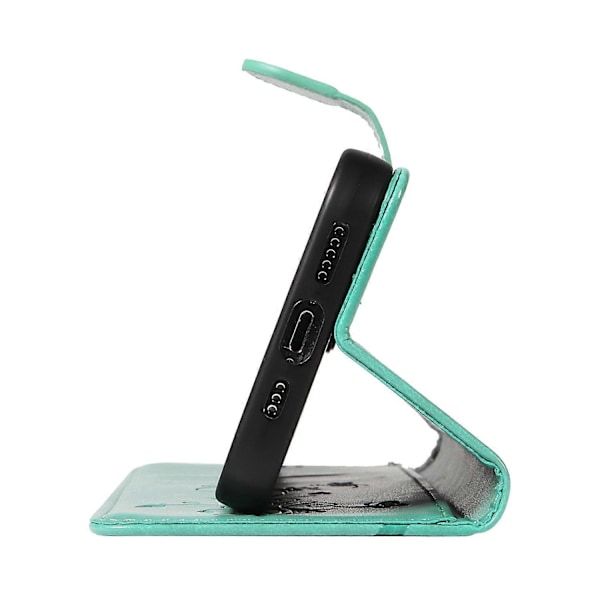 Fodral för Samsung Galaxy A06, blommönstrat PU-läder plånboksfodral Multicolor Style F