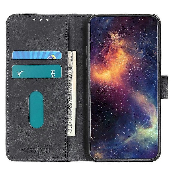 KHAZNEH Fodral för Samsung Galaxy A05s 4G Retro Textur PU Läder Plånbok Mobiltelefon Skydd Multicolor Style A