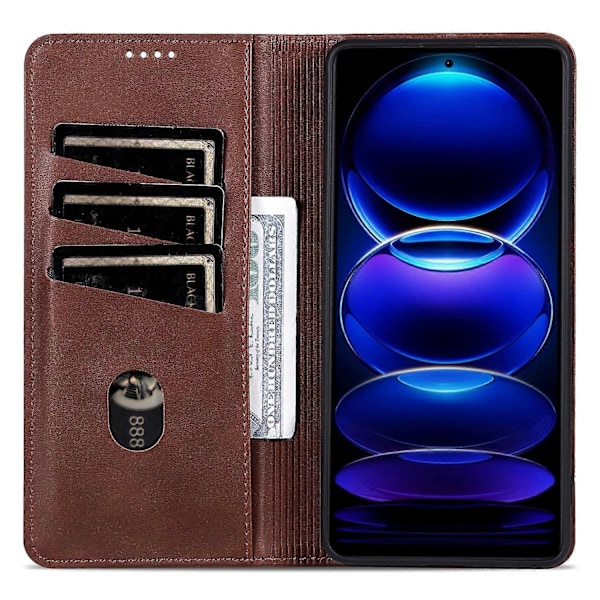 AZNS Fodral för Samsung Galaxy A16 5G/A16 4G, Plånboksfodral i PU-läder med Kohudstextur - Grön Multicolor Coffee