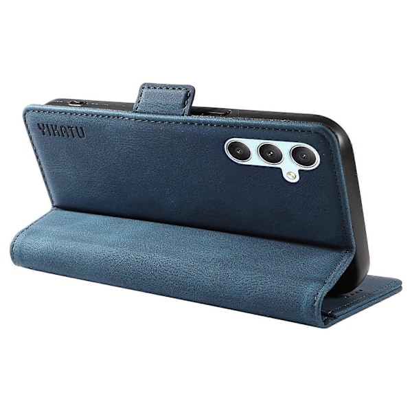 YIKATU YK-005 For Samsung Galaxy A34 5G Hud-følelse Telefon Deksel Stativ Shell PU Lær Lommebok Multicolor Style A