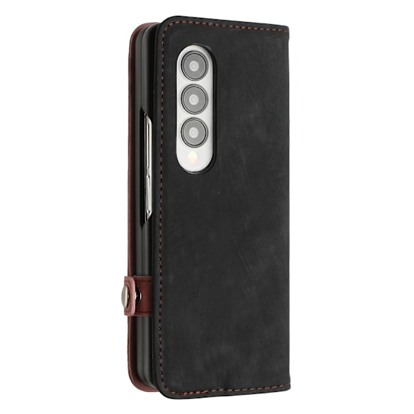 För Samsung Galaxy Z Fold3 5g Pu Läder Phone case Korthållare Cover Pink