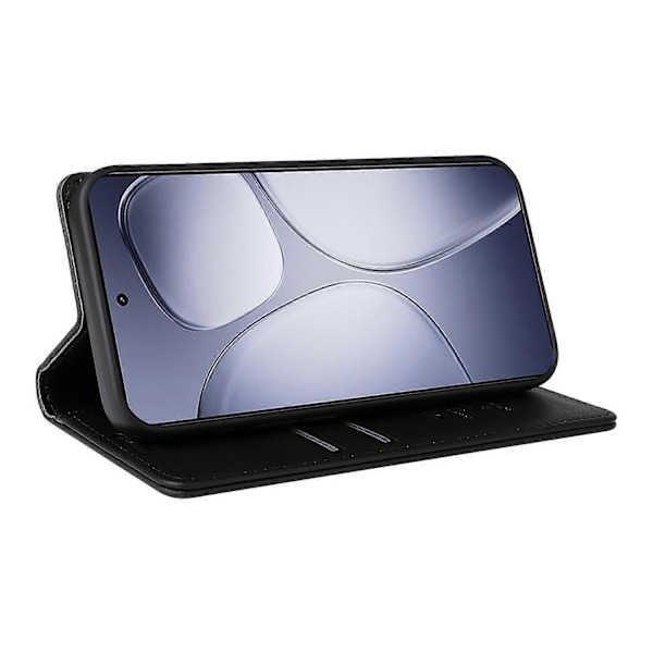 YIKATU YK-001 Xiaomi Redmi K70 Ultra -kotelo, jalustallinen nahkainen puhelinkotelo, vahva magneettisuljin Multicolor Black