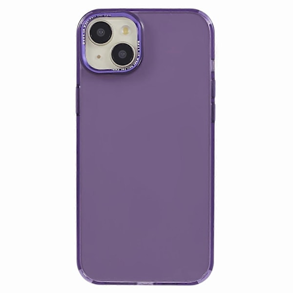 iPhone 15 Plus -puhelimen kuori, alumiiniseoksesta valmistettu linssikehys, TPU+PC-takakansi Multicolor Style E