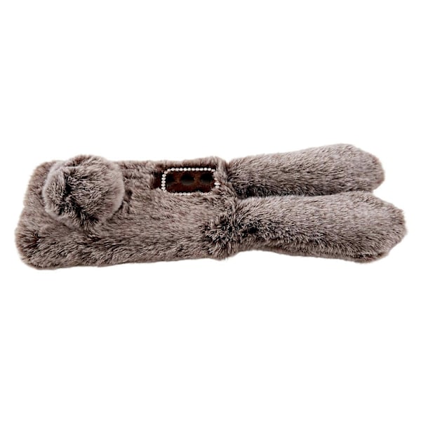For Samsung Galaxy S24+ Deksel 3D Kaninører Fuzzy Vinter Varmt Telefondeksel