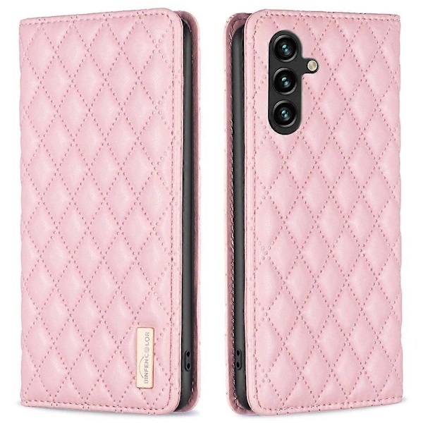 BINFEN COLOR BF Style-16 Læder Telefon Cover med Støttefod til Samsung Galaxy A05s 4G Multicolor Style D