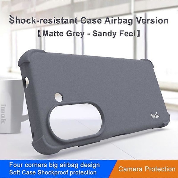 IMAK Matt Skyddsfodral för Asus Zenfone 10 5G, Mjukt TPU Stötsäkert Baksidesskydd Multicolor Style A