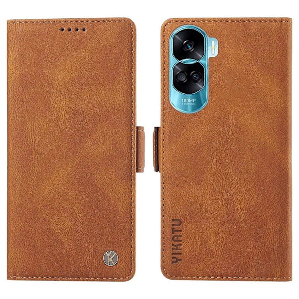 YIKATU YK-005 PU Læder Etui med Støttefod og Pung til Honor 90 Lite 5G/X50i 5G - Hudvenlig Multicolor Style C