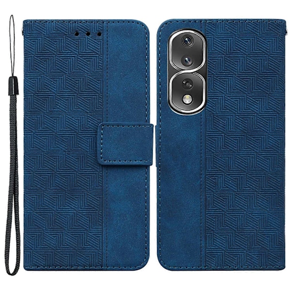 Honor 80 Pro 5G täydellinen suojapuhelinkotelo, painettu nahkainen puhelinkotelo jalustalla ja lompakolla Multicolor Style B